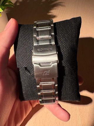 Reloj Casio Edifice Plata y Blanco casi sin usar