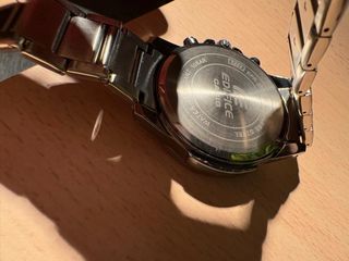 Reloj Casio Edifice Plata y Blanco casi sin usar