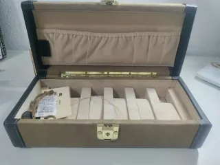 Joyero serraje y piel para relojes, Pierre Delone