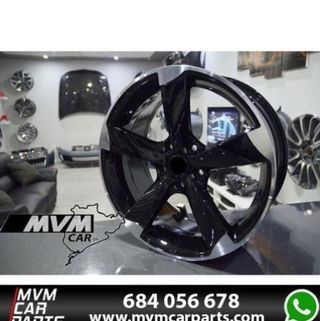 Kit 4 Llantas Audi Rotor Negra AU009