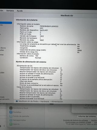 MacBook Air 13' 2019 Plata