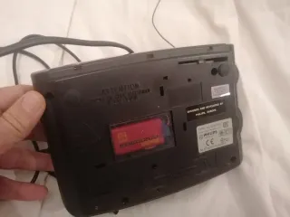 Radio Despertador Philips Negro