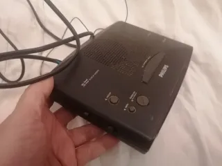 Radio Despertador Philips Negro