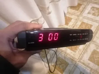 Radio Despertador Philips Negro