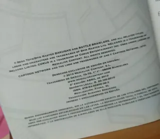 La batalla de los luchadore Bakugan