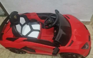 Coche Lamborghini Rojo Eléctrico