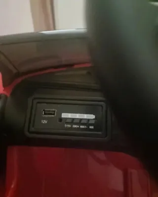 Coche Lamborghini Rojo Eléctrico