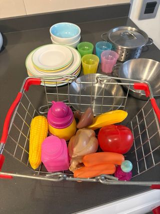 Cocina de juguete de madera