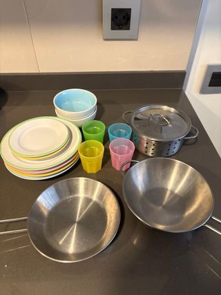 Cocina de juguete de madera