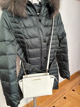 Bolso Michael Kors Blanco y Dorado