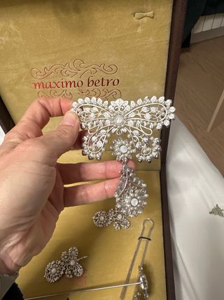 Aderezo fallera Plata Máximo Betro