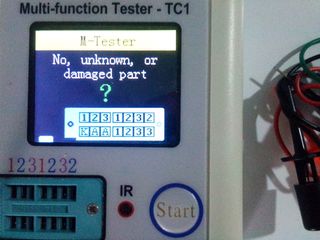 Tester Componentes Electrónicos TC1