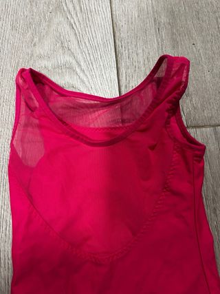 Maillot de ballet rojo