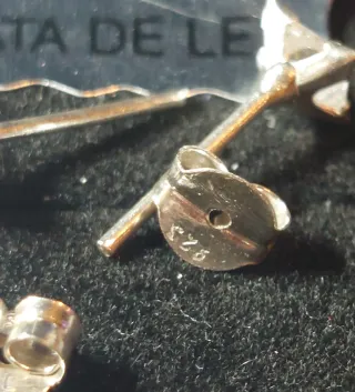 Pendientes de Plata de Ley