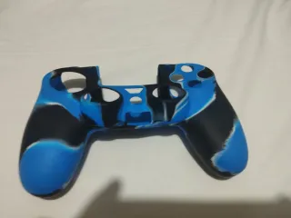 Funda Mando PS4 Camuflaje Azul/Negro