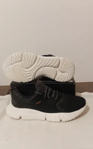 Scarpe Skechers Uomo Nero Bianco