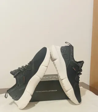 Scarpe Skechers Uomo Nero Bianco