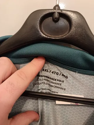 Polo Under Armour 4XL verde estampado