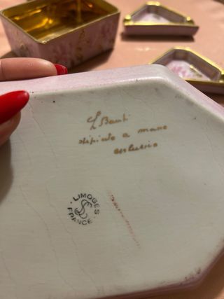 Set porta sigarette limoges