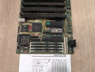 Placa base 386 M369F con micro SX 25MHz