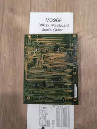 Placa base 386 M369F con micro SX 25MHz