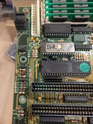 Placa base 386 M369F con micro SX 25MHz