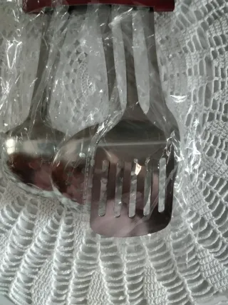 Set Utensili Cucina Acciaio Inox