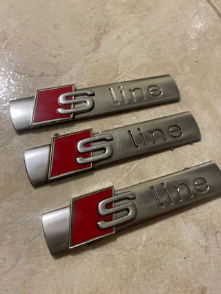 Logos S line Audi (3 unidades)