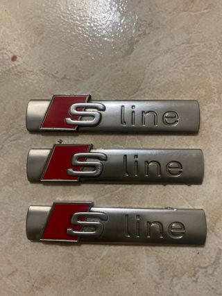 Logos S line Audi (3 unidades)