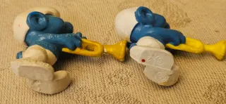 Coppia Puffi Pejo/Schleich con Tromba