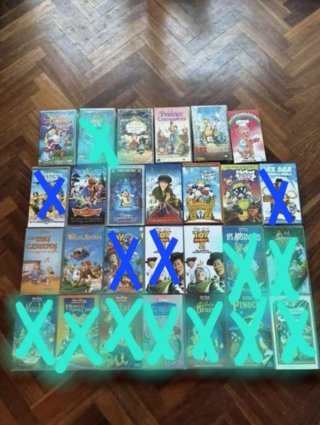Lote Películas VHS Disney Clásicos y otros