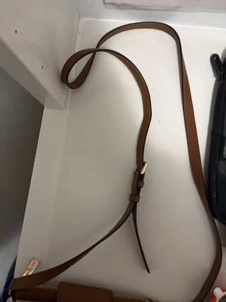 Bolso Michael Kors Marrón y Dorado de piel