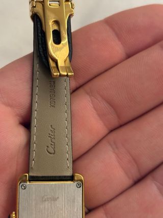 Reloj Cartier Tank Dorado Pequeño