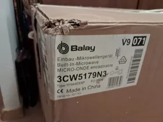 Horno compacto Balay con microondas