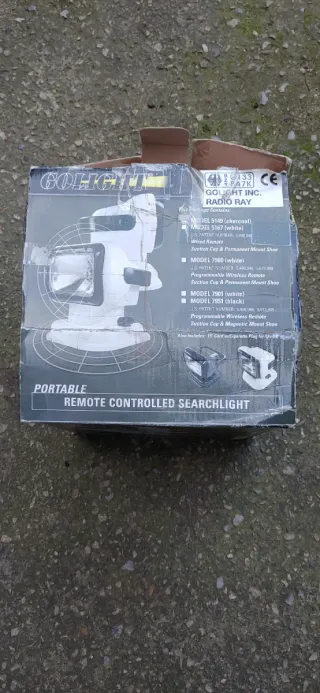 Foco halógeno portátil 12V