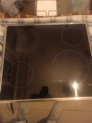 Placa vitrocerámica e inducción