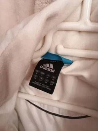 Chaqueton de plumas Adidas beige