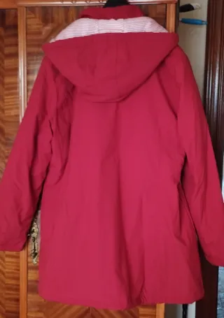 Chaquetón acolchado rojo 6XL