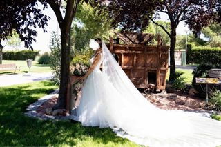 Vestido de Novia Rosa Clará Niam + Velo