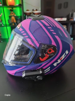 2 Cascos NZI Talla M con Intercomunicador