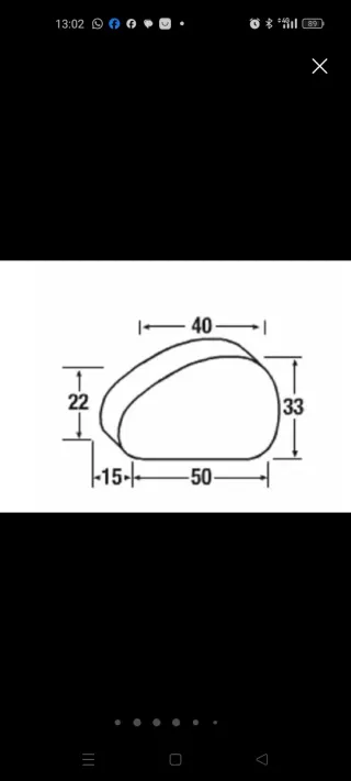 Alforja de cuero para moto con tachuelas