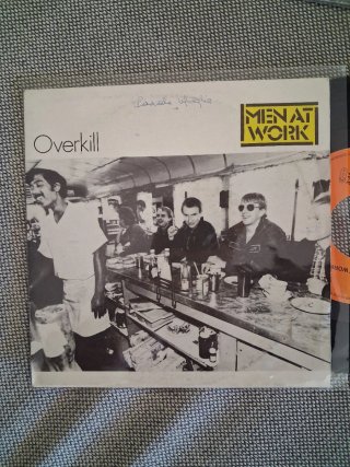 Men At Work lote 2 singles vinilo