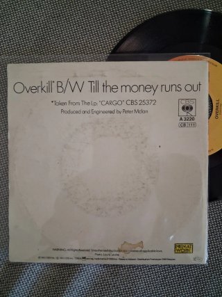 Men At Work lote 2 singles vinilo