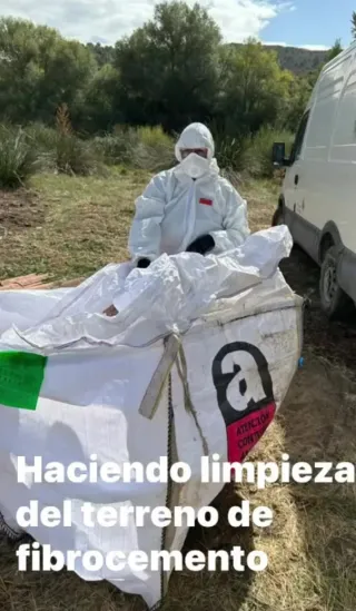 Amianto,chapas de uralita fibrocemento