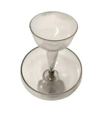 Frutero Estilo Francés Cristal y Metal vintage