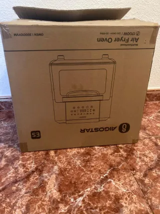 Freidora de aire con accesorios