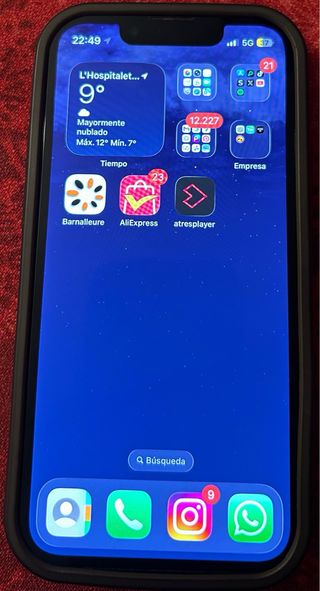 iPhone 13 mini negro azulado