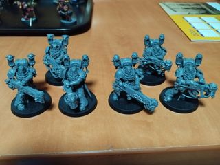 6 Marines Ruidosos Warhammer 40k.
