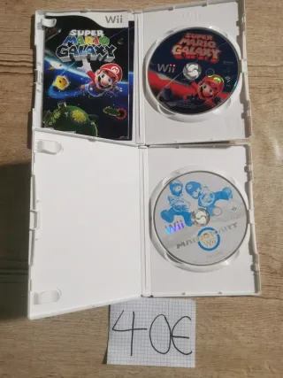 2 Juegos Wii: Super Mario Galaxy y Smash Bros