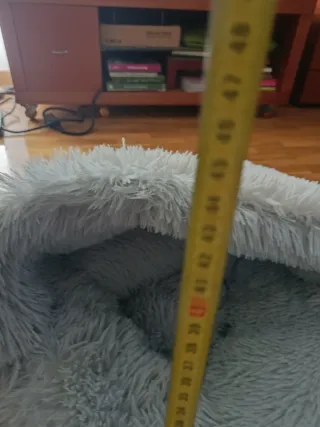 Cueva para gatos suave gris